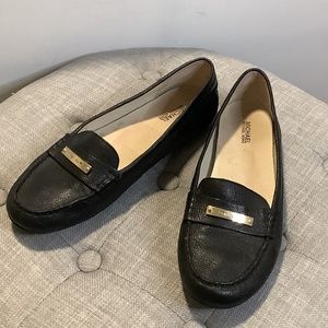 Michael Kors Womens Leather Loafers 9.5